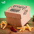 300x Burger-Box XL Motiv "Burger" Wellpappe 14x14x12 cm Faltdeckel braun - Burger - buongiusti AG - personalisiert ab 100 Stück