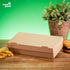 200x Take-away Box 300 ml 24 x 12 x 5,5 cm Food Box Kraftkarton braun - Burger - buongiusti AG - personalisiert ab 100 Stück