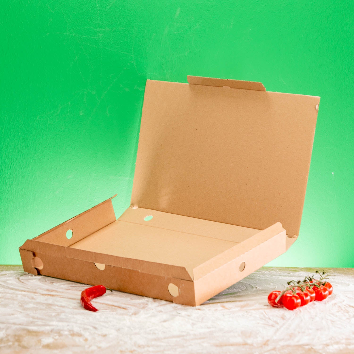 200 Stk. | 23x36x4 cm Pinsa-Karton Flammkuchen-Karton individuell personalisiert digital bedruckt - Pizzakarton - buongiusti AG - personalisiert ab 100 Stück