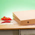 50 Stk. | 60x60x5 cm Pizzakarton Doppel-Kraft, B-Welle, neutral - Pizzakarton - buongiusti AG - personalisiert ab 100 Stück