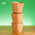 500x Asia Nudelbox aus Kraft Papier 750ml | PE beschichtet für kalte & heiße Speisen - Schale - buongiusti AG - personalisiert ab 100 Stück