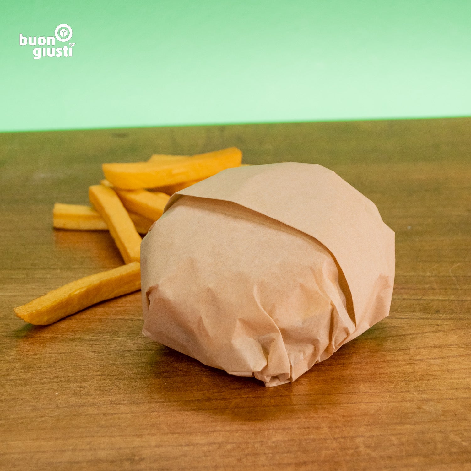 1000x Einschlagpapier Zuschnitte 43 x 33 cm braun - Burger - buongiusti AG - personalisiert ab 100 Stück